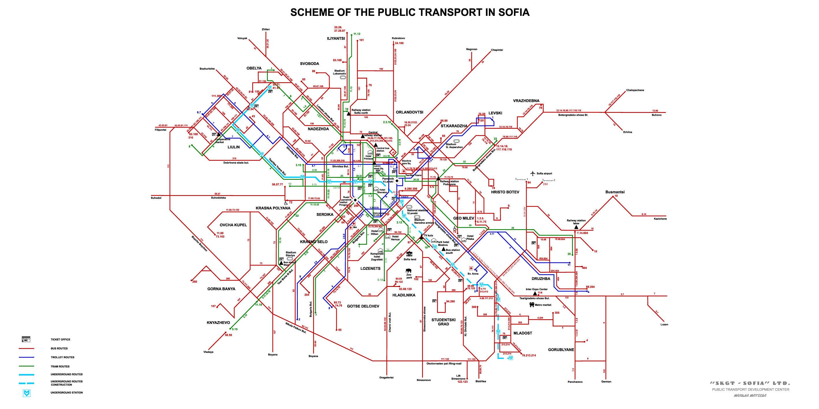 Новая схема движения общественного транспорта в курске