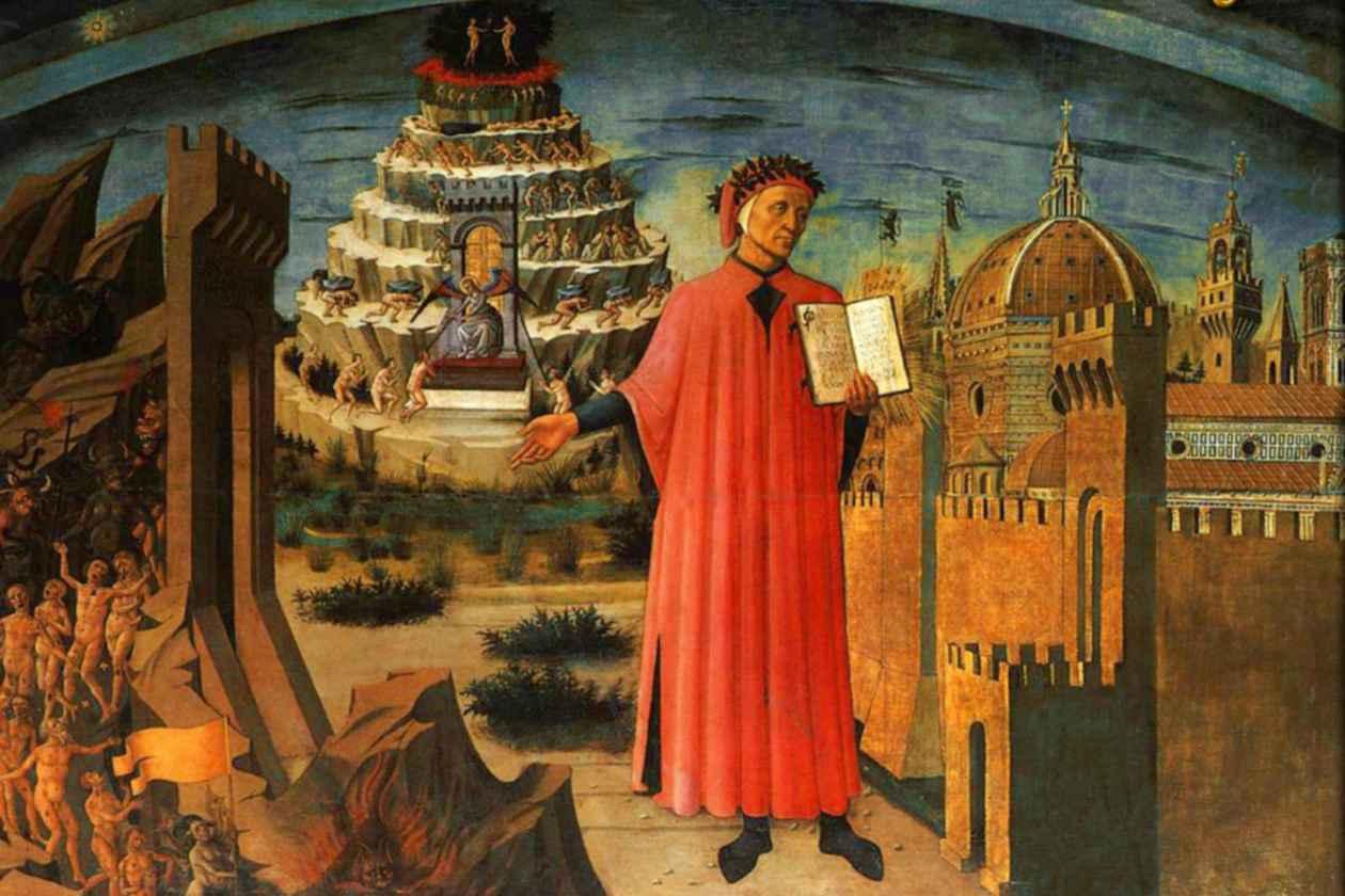 Dante Alighieri, художник Сандро Боттичелли 1945 г.