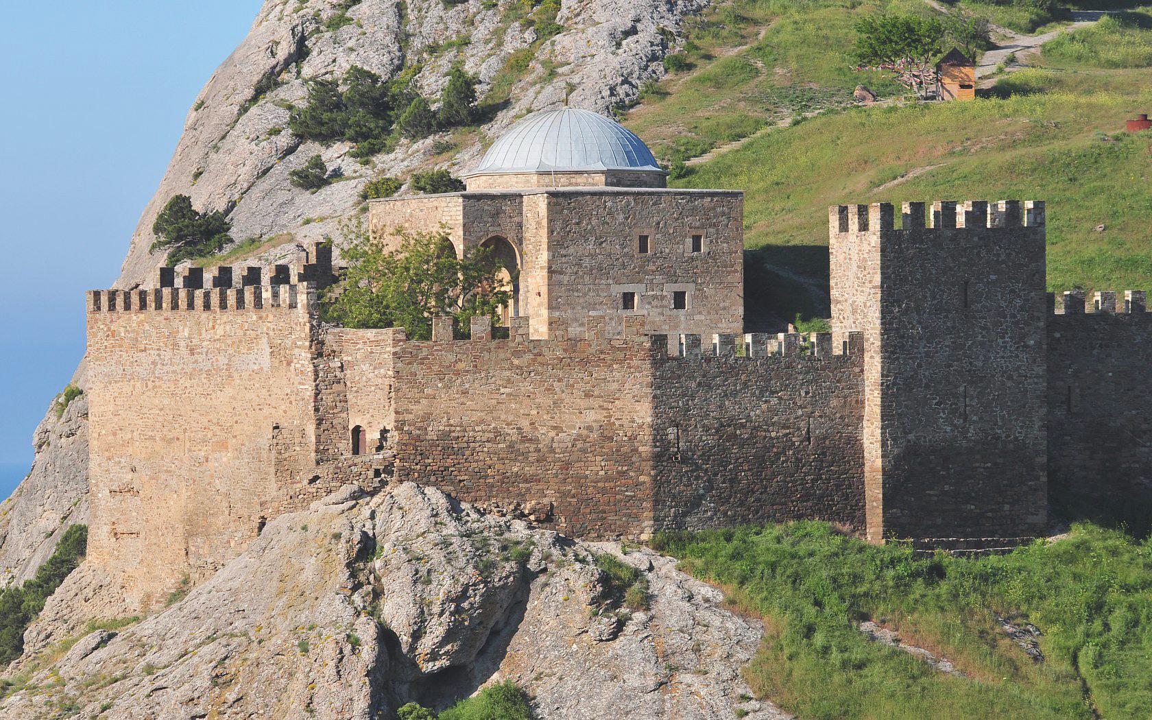 Арабатская крепость в крыму фото