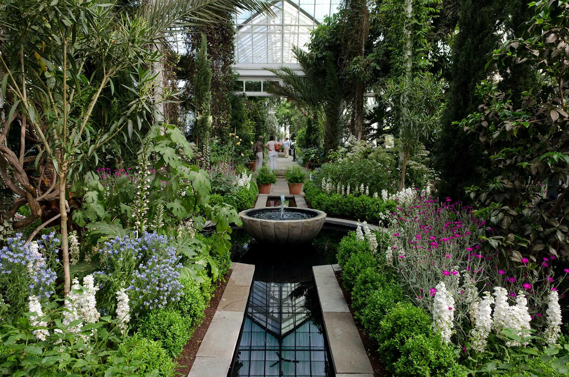 Ботанический сад Нью Йорка консерватория