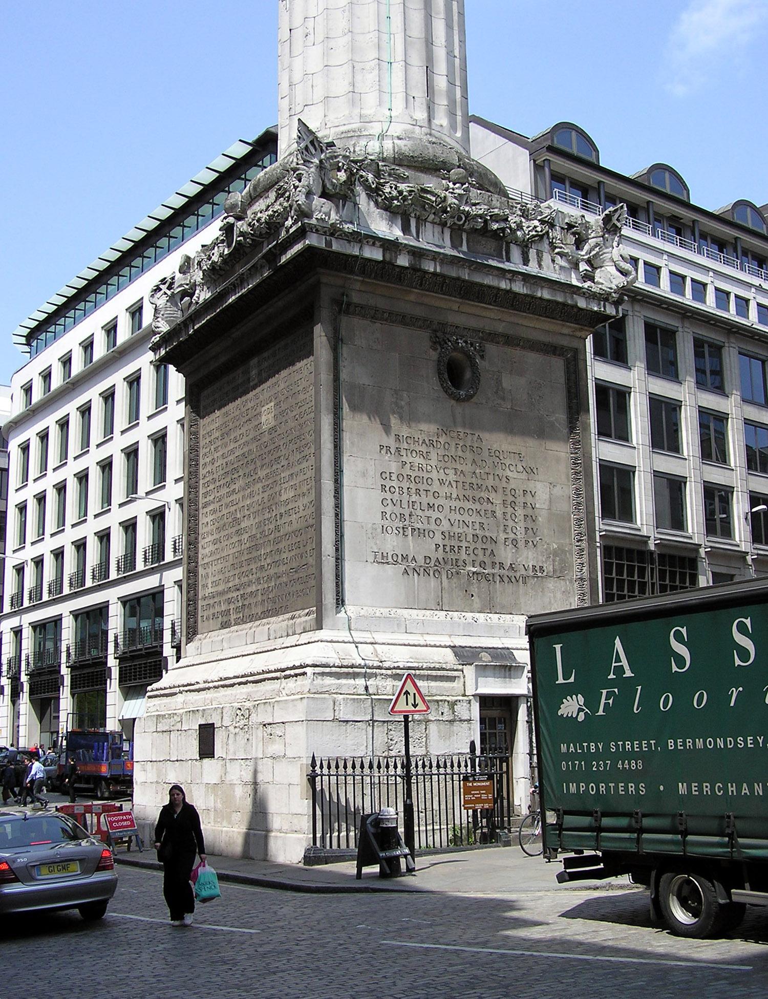 Фото Монумент в память о Великом лондонском пожаре