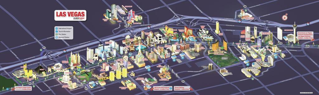 Карта Las Vegas Strip