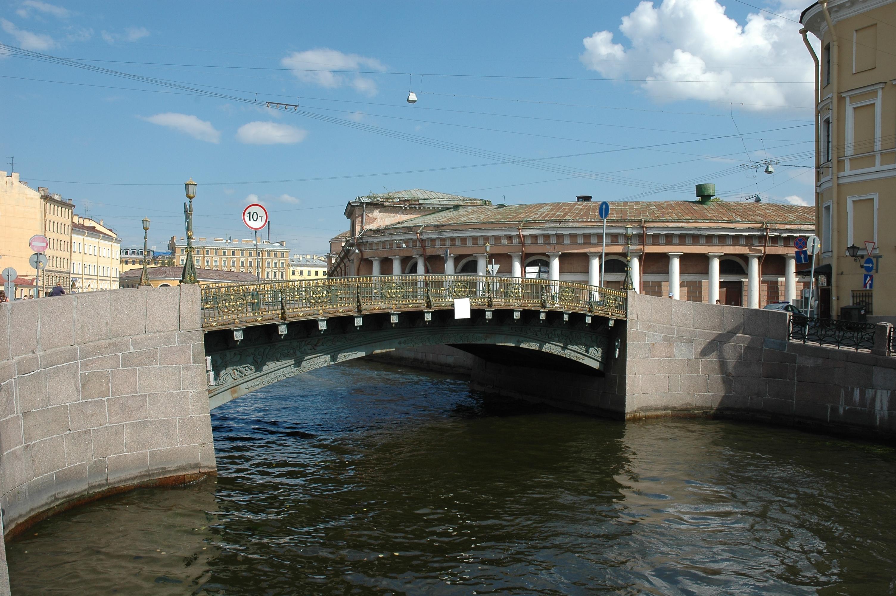 Поцелуев мост в санкт петербурге где находится фото