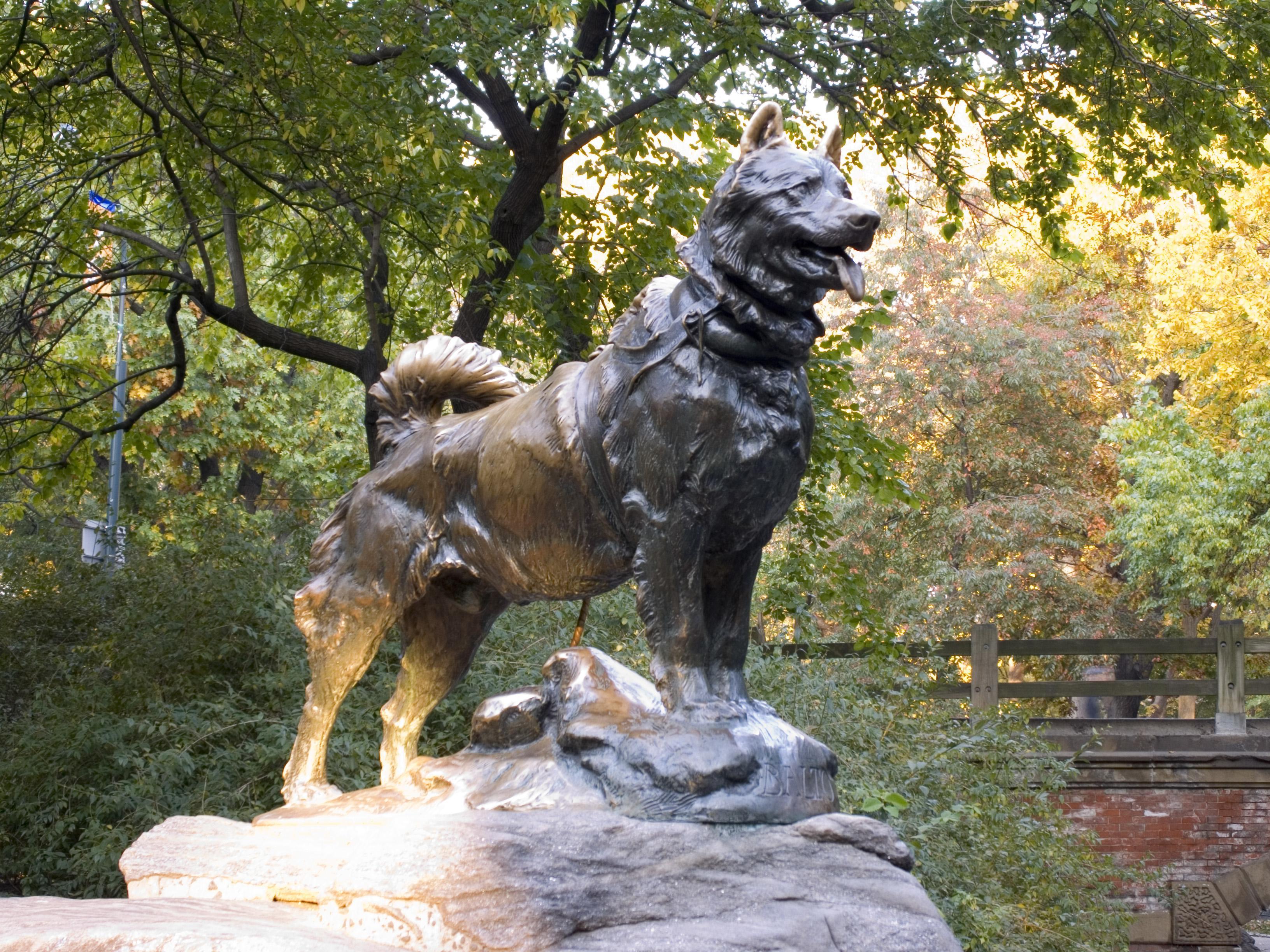 Памятник псу Балто