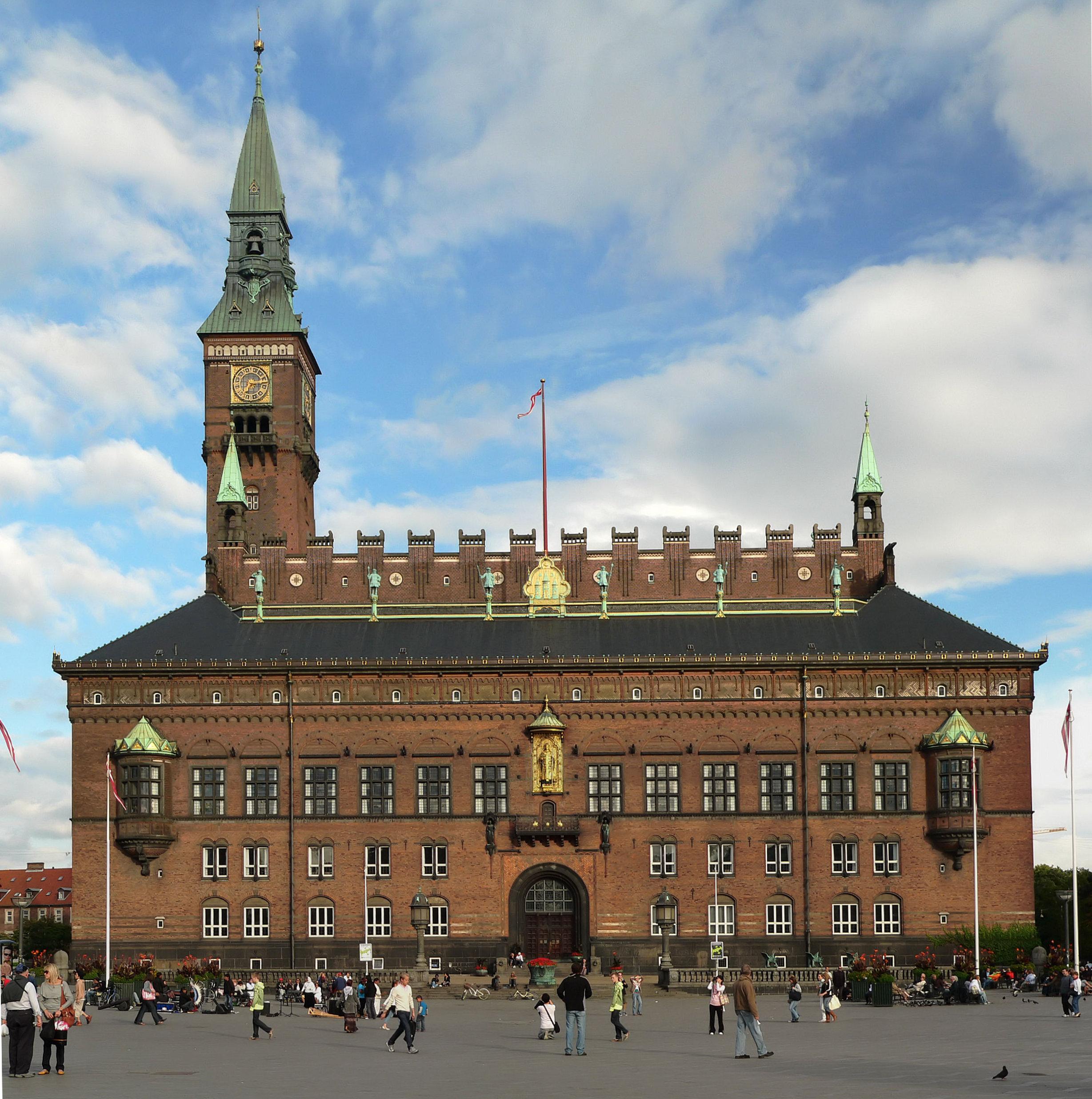 Фото Копенгагенская ратуша